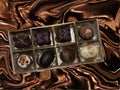 Assortment of pralines Royalty Free Stock Photo