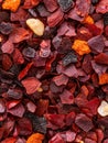 Assortment of red and orange crystallized rock candy Royalty Free Stock Photo