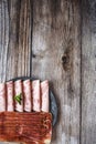 Assortment of sausages typical of Spain