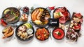 An assortment of Spanish tapas