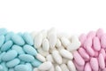 Assortment of sugared almonds