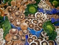 Mushrooms assortments Royalty Free Stock Photo