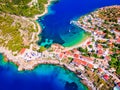 Assos, Kefalonia. Picturesque village on the idyllic Greek Islands and Ionian Sea, Greece travel