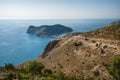 Assos town on Cephalonia Ionian island in Greece. Summer travel vacation Royalty Free Stock Photo