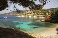 Assos village in Kefalonia Royalty Free Stock Photo