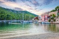 Assos village in Kefalonia Royalty Free Stock Photo