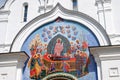 Assumptin icon. Assumption Church in Yaroslavl, Russia.