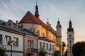 Cathedral building and medieval architecture in Pinsk, Belarus