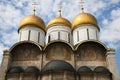 The Assumption Cathedral, Moscow Kremlin, Russia. Royalty Free Stock Photo