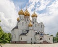 Assumption Cathedral. Yaroslavl. Russia. The Uspensky Cathedral is a cathedral Orthodox church of the Yaroslavl diocese Royalty Free Stock Photo