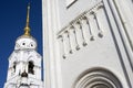 Assumption church in Vladimir town, Russia. Royalty Free Stock Photo