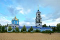Assumption (Uspensky) Cathedral on the central square of Zadonsk city Royalty Free Stock Photo