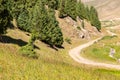 Assy plateau in Tien-Shan mountain in Almaty, Kazakhstan,Asia at summer.