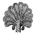 Assyrian Ornament is a Palm tree from a relief vintage engraving