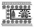 Assyrian Ornament vintage illustration