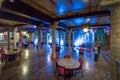 Assyrian Room, restaurant at Rio de Janeiro Municipal Theatre interior - Rio de Janeiro, Brazil