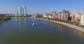 Astana. Ishim River.