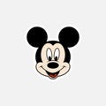 ASTANA, KAZAKHSTAN - July 3, 2020: Mickey Mouse sticker.