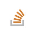 ASTANA, KAZAKHSTAN -20 July 2020 : Stack owerflow icon. Stack owerflow logo. Vector Stack owerflow symbol Royalty Free Stock Photo