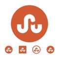 ASTANA, KAZAKHSTAN -10 July 2020 : Stumbleupon icon. Stumbleupon logo. Vector Stumbleupon symbol