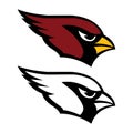 ASTANA, KAZAKHSTAN -25 October 2020 : Arizona Cardinals icon. Arizona Cardinals logo. Vector Arizona Cardinals symbol. American