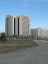 Different modern buildings in Astana Royalty Free Stock Photo