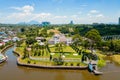 Astana palace in Kuching city, Sarawak, Borneo island, Malaysia