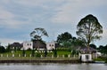 Astana Palace Sarawak governor residence with flag in Kuching East Malaysia