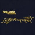 Astaxanthin keto-carotenoid, Structural chemical formula