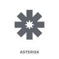 Asterisk icon from Geometry collection.