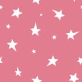 Asterisks Seamless pattern. Design for fabric, wrapping paper, background, wallpaper. Vector Royalty Free Stock Photo