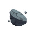 Asteroid Cartoon Icon Royalty Free Stock Photo