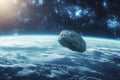 Asteroid earth collision. Generate Ai