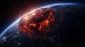 Apocalyptic Explosion: Demon\'s Colossal Impact On Earth