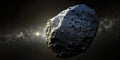 An Asteroid Hurling through Space