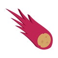 Asteroid Isometric vector icon which can easily modify or edit