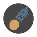 Asteroid Isometric vector icon which can easily modify or edit
