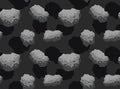 Asteroid Meteoroid Background Seamless Wallpaper