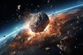 Asteroid space astronomy planet earth meteorite science