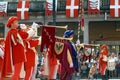 Asti, Piedmont, Italy -09/20/2015- Palio is a traditional festival of Medieval origins and exhibition by flag throwers,