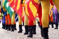 Asti, Piedmont, Italy -09/20/2015- Palio is a traditional festival of Medieval origins and exhibition by flag throwers,