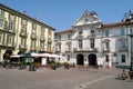 Asti, Piedmont, Italy St. Secondo square with the city hall