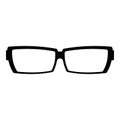 Astigmatic glasses icon, simple style. Royalty Free Stock Photo