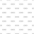 Astigmatic glasses pattern seamless vector Royalty Free Stock Photo