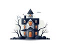 ÃÂ¡astle halloween icon style clipart. Vector illustration design Royalty Free Stock Photo