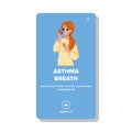 astma breath vector