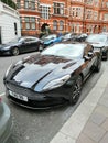 Aston Martin black London harrods