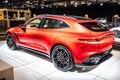 Aston Martin DBX at Brussels Motor Show, Dream Cars, British all-wheel drive luxury crossover SUV produced by Aston Martin