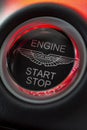 Aston Martin Start Stop Engine button Royalty Free Stock Photo