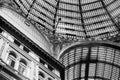 Astonishing details of Galleria Umberto I in Naples Royalty Free Stock Photo